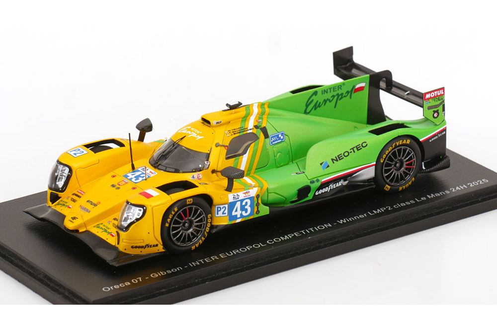ORECA 07 GIBSON WINNER LMP2 CLASS 24H LE MANS 2025
