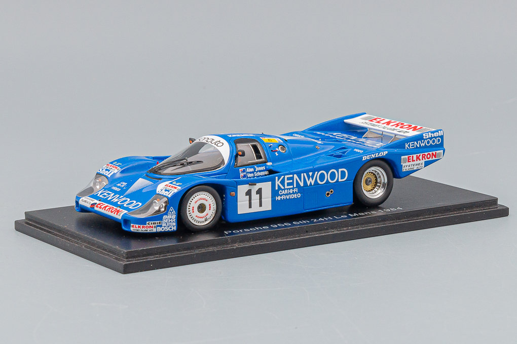 PORSCHE 956B 2.6L TURBO TEAM PORSCHE KREMER RACING #11 24H LE MANS (1984) A.JONES - V.SCHUPPAN - J.P.JARIER, BLUE