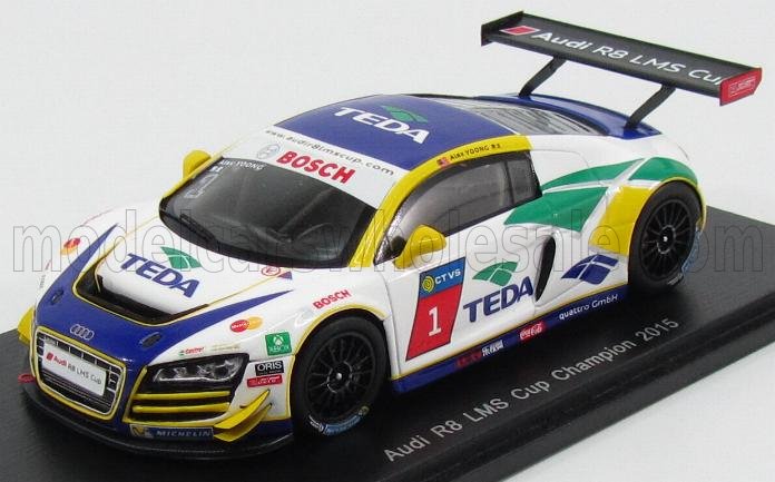 AUDI R8 LMS #1 ASIA CUP CHAMPION (2015) ALEX YOONG, WHITE BLUE RED
