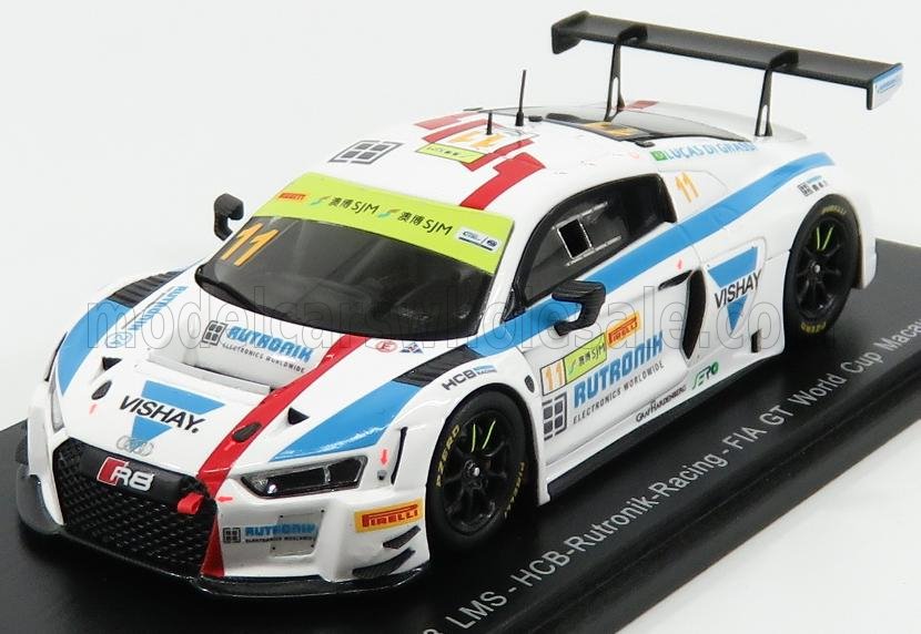 AUDI R8 LMS TEAM HCB RUTRONI RACING N11 FIA WORLD GT CUP MACAU (2017) L.DI GRASSI, WHITE