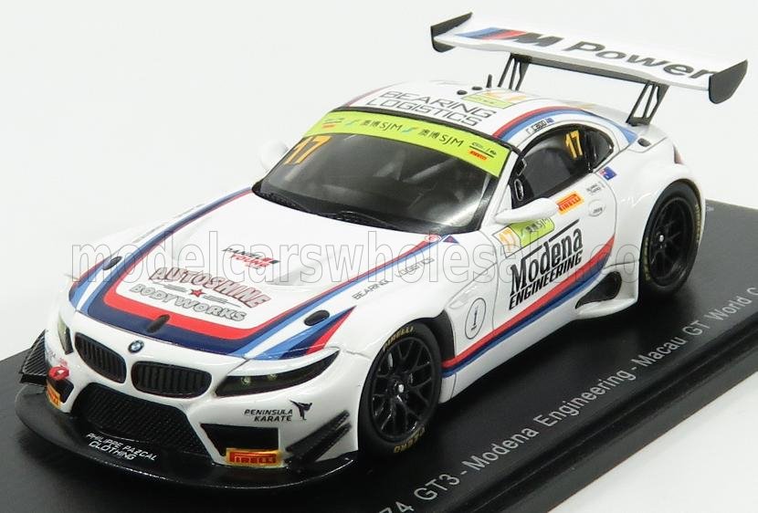 BMW Z4 GT3 TEAM MODENA ENGINEERING N17 FIA WORLD CUP MACAU (2016) RICKY CAPO, WHITE