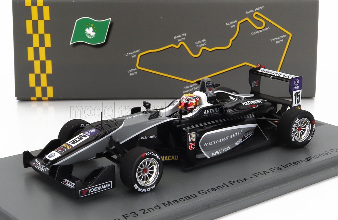 DALLARA F3  TEAM VAN AMERSFOORT RACING #15 2ND MACAU GP INTERNATIONAL CUP (2015) CHARLES LECLERC, BLACK