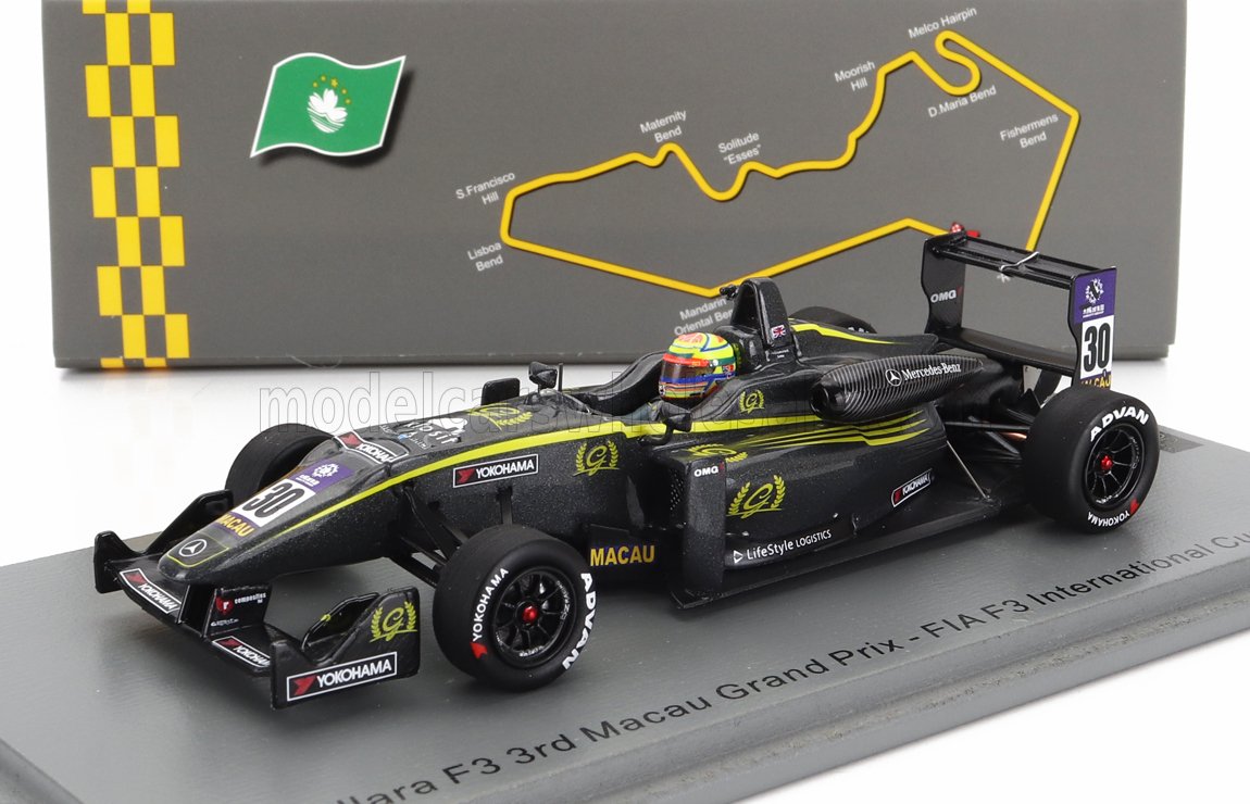 DALLARA F3  TEAM DOUBLE R RACING #30 3RD MACAU GP INTERNATIONAL CUP (2015) ALEXANDER SIMS, BLACK