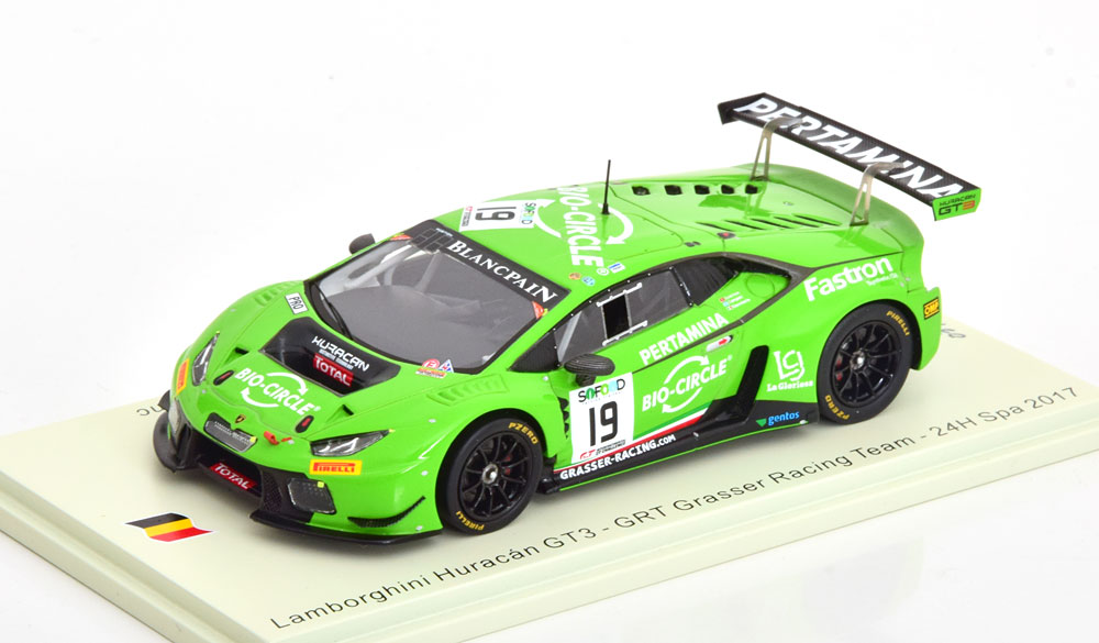 LAMBORGHINI HURACAN GT3 NO 19 24H SPA 2017