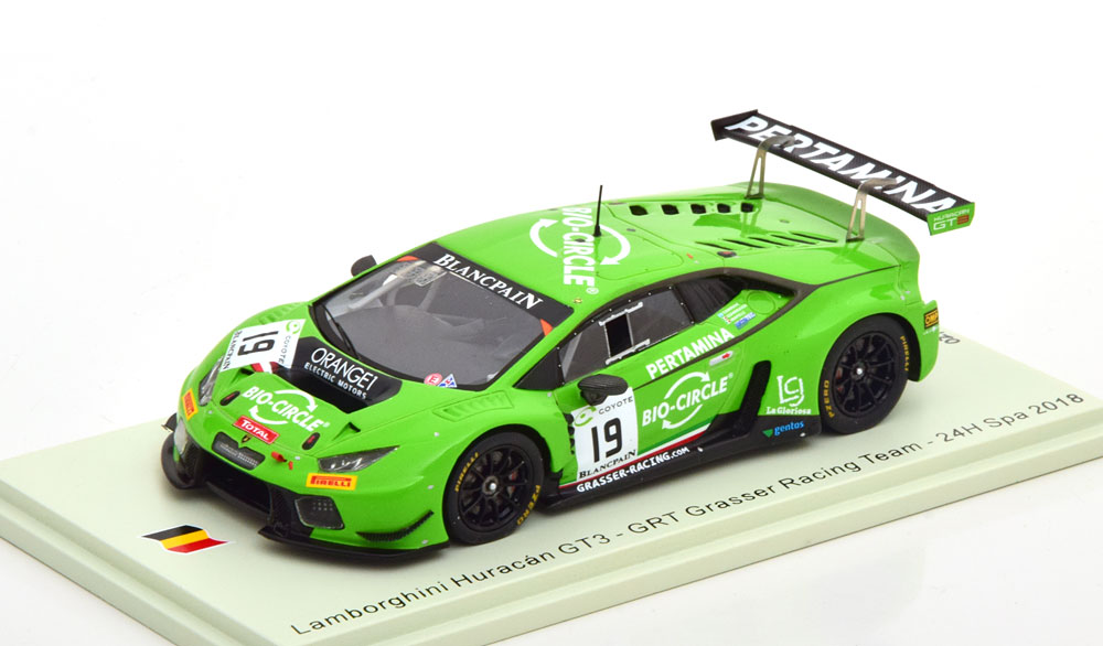 LAMBORGHINI HURACAN GT3 NO 19 24H SPA 2018