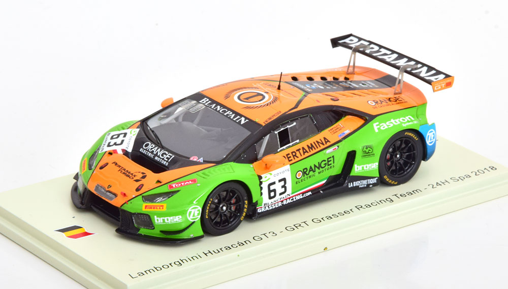 LAMBORGHINI HURACAN GT3 NO 63 24H SPA 2018