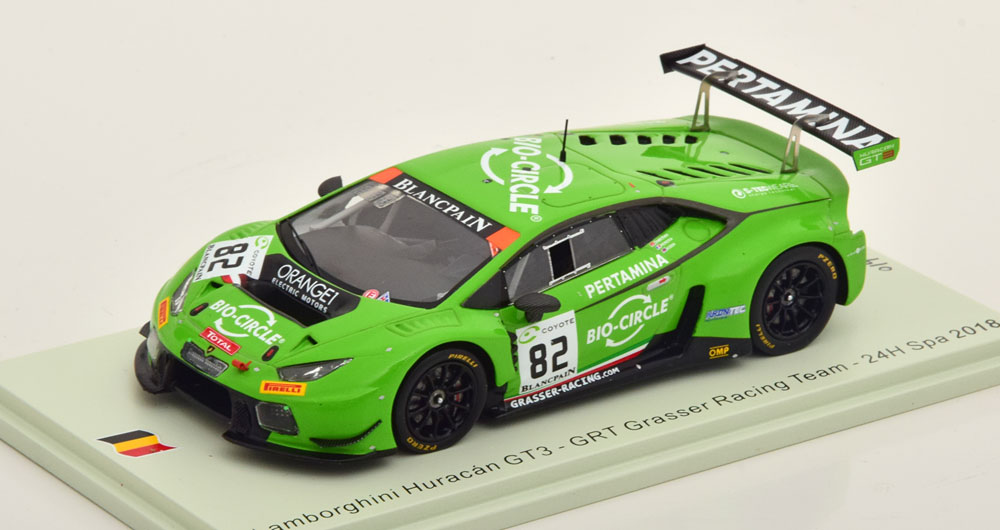 LAMBORGHINI HURACAN GT3 NO 82 24H SPA 2018