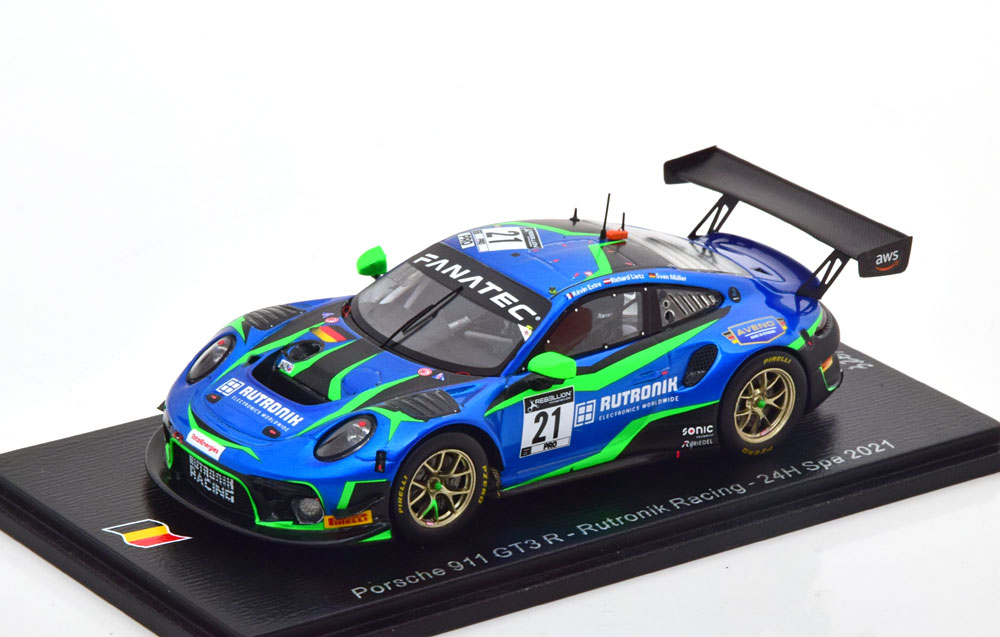 PORSCHE 911 GT3 R NO 21 24H SPA 2021