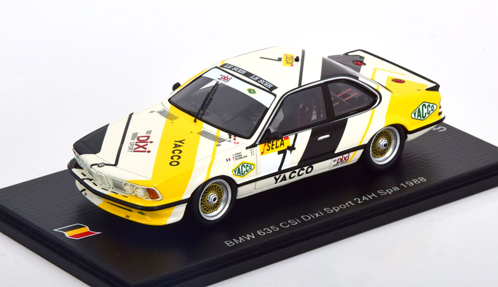BMW 635 CSI NO 7 24H SPA 1988