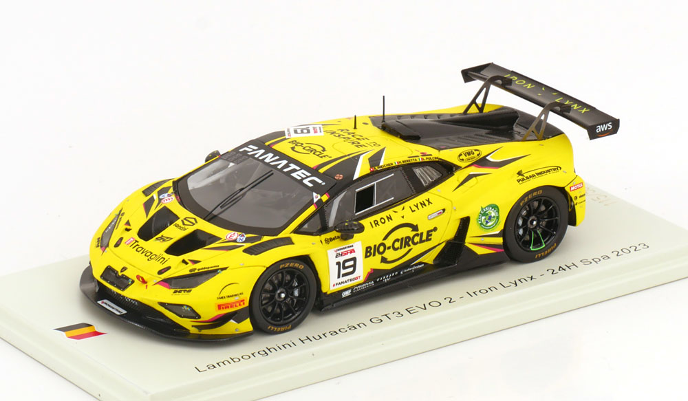 LAMBORGHINI HURACAN GT3 EVO2 #27  24H SPA, PULCINI/BERETTA/INEICHEN (2023)