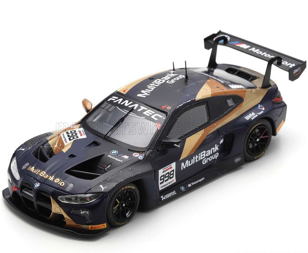 BMW 4-SERIES M4 GT3 TEAM ROWE RACING #998 24H SPA (2023) D.HARPER - N.VERHAGEN - M.HESSE, BLACK