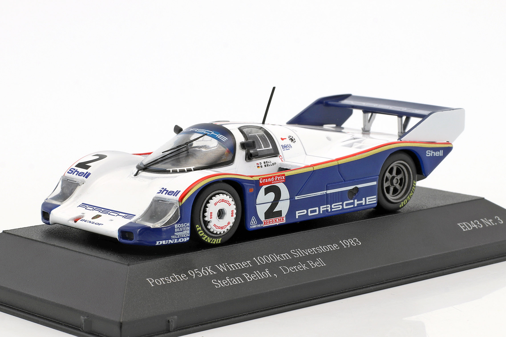 PORSCHE 956K #2 WINNER 1000KM SILVERSTONE 1983 BELLOF, BELL / ПОРШЕ 956K ПОБЕДИТЕЛЬ 1000 КМ СИЛЬВЕРСТОУН БЕЛЛОФ БЕЛЛ