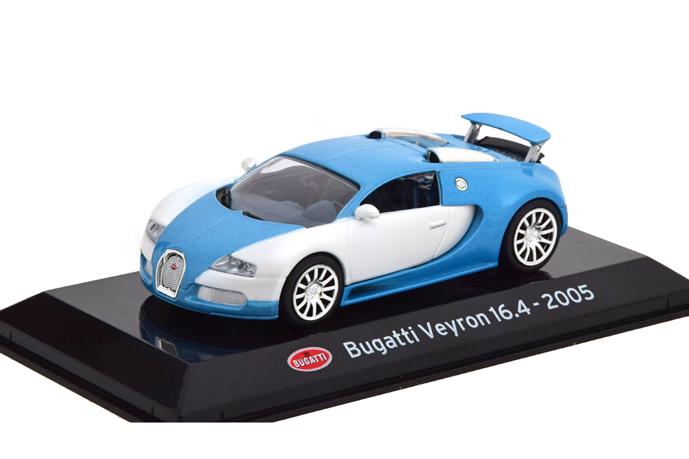 BUGATTI VEYRON 16.4 2005 LIGHTBLUE-METALLIC WHITEMETALLIC