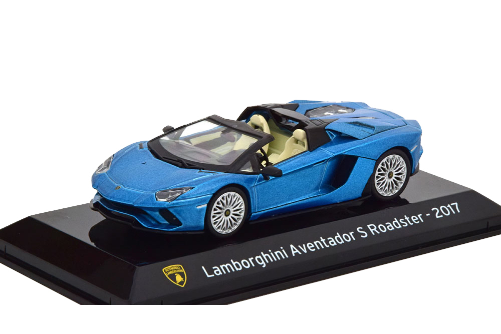 LAMBORGHINI AVENTADOR S ROADSTER 2017 LIGHT BLUE METALLIC