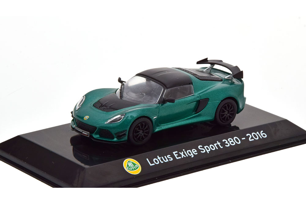 LOTUS EXIGE SPORT 380 2016 GREEN METALLIC/FLATBLACK