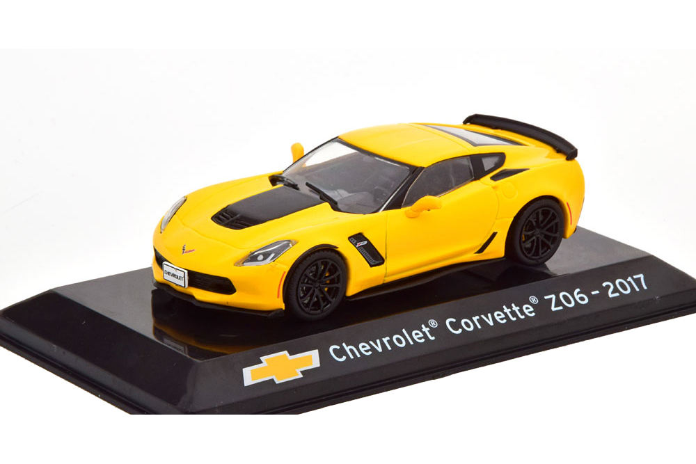 CHEVROLET CORVETTE Z06 2017 YELLOW/FLATBLACK