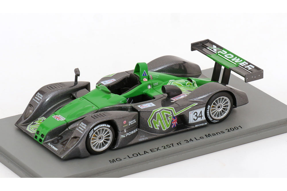 MG LOLA EX 257 NO 34 24H LE MANS 2001
