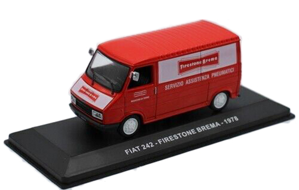 FIAT 242 FIRESTONE BREMA 1978 ФУРГОН КРАСНЫЙ