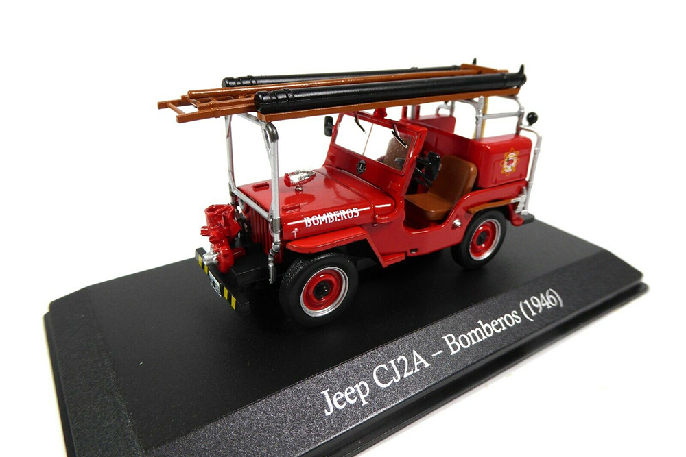 JEEP CJ2A BOMBEROS 1946 RED