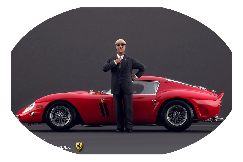 figurine enzo ferrari