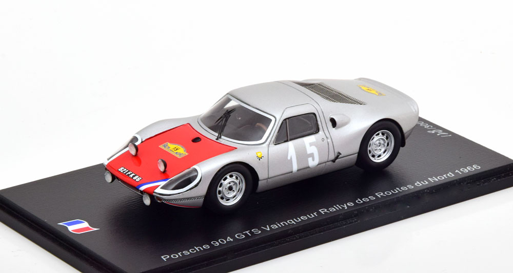 PORSCHE 904 GTS N°15 1ST RALLYE DES ROUTES DU NORD BUCHET - FERRAND (1966)