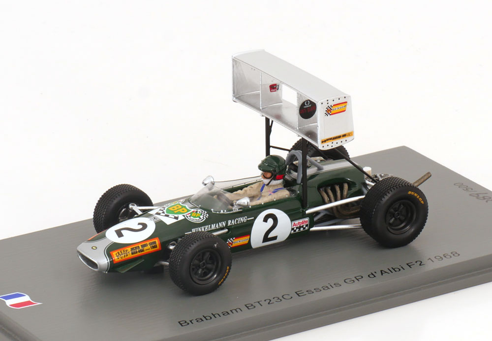 BRABHAM BT23C ESSAIS GP D ALBI F2 1968