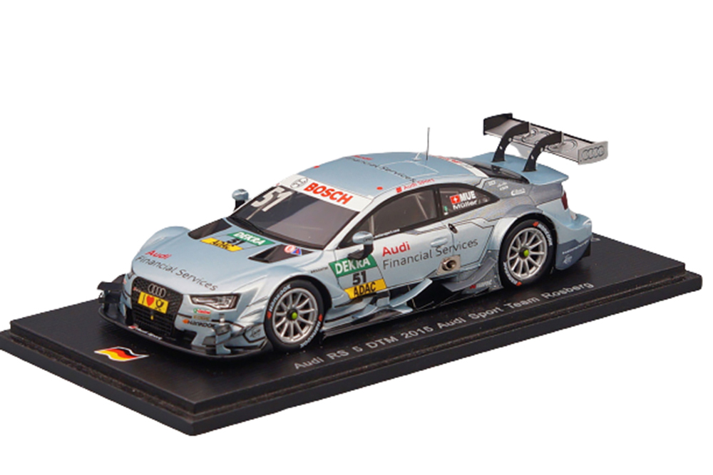 AUDI RS 5 DTM AUDI SPORT TEAM ROSBERG 2015 SILVER