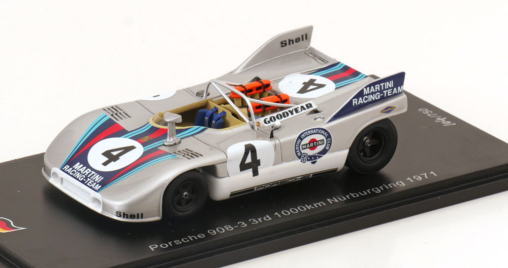 PORSCHE 908-3 NO 4 1000KM NUERBURGRING 1971