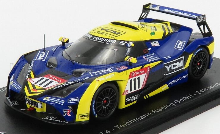 KTM X-BOW GT4 N111 TEAM TEICHMANN RACING 24H NURBURGRING (2019) L.KRAIHAMER - R.KOFLER - MAXIMILIAN - M.RONNEFARTH, BLUE YELLOW BLACK