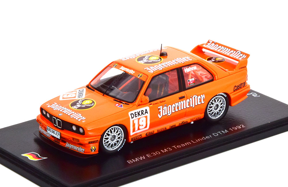 BMW M3 E30 NO 19 DTM 1992 JAEGERMEISTER