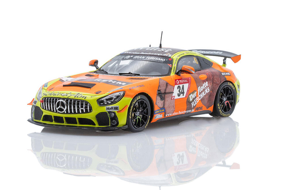 MERCEDES AMG GT4 WINNER SP10 CLASS 24H NUERBURGRING 2021 MARCHEWICZ/BÖCKMANN/RENGER/NEUSER LIMITED EDITION 300 PCS