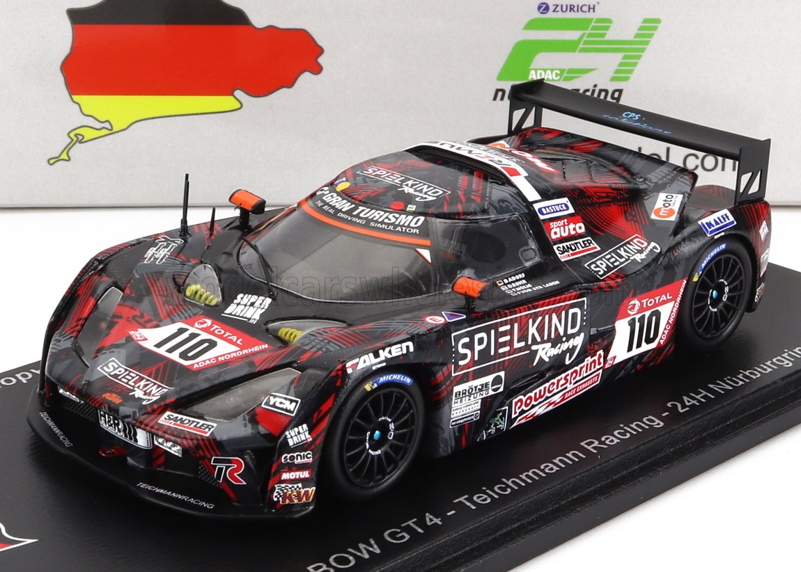 KTM X-BOW GT4 TEAM TEICHMANN RACING N110 24H NURBURGRING (2021) D.BOHR - T.MOLIG - F.VON DER LADEN - D.ADORF, RED BLACK