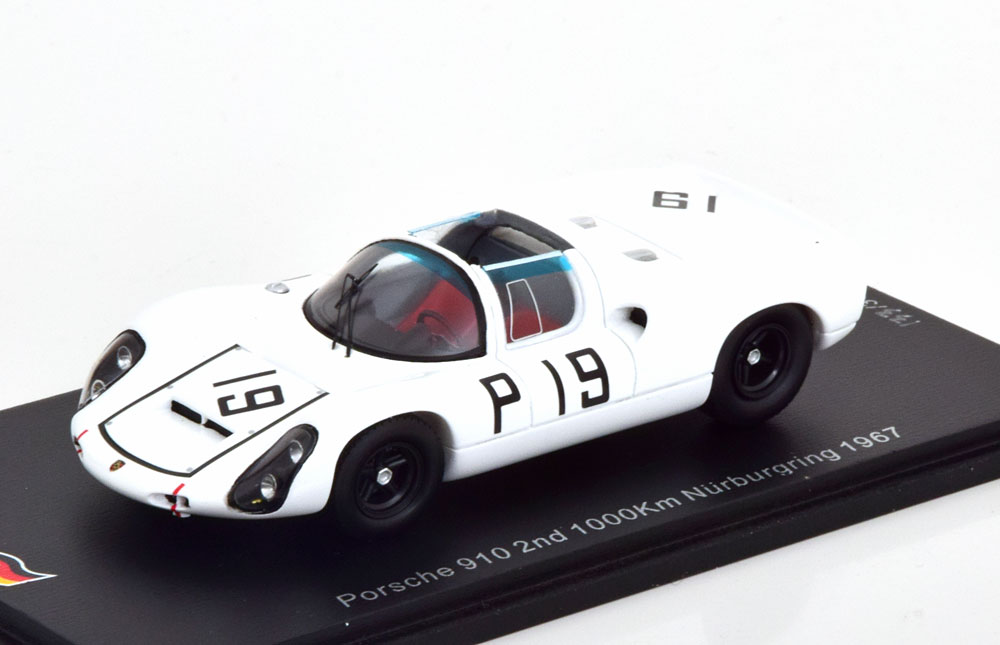 PORSCHE 910 NO 19 1000KM NUERBURGRING 1967