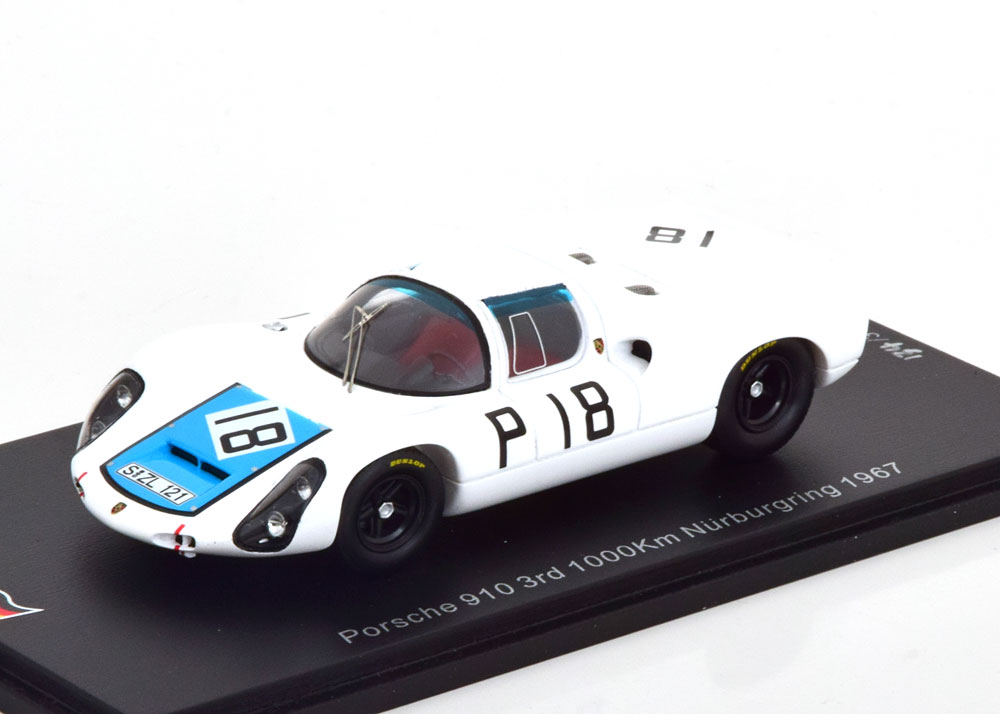 PORSCHE 910 NO 18 1000KM NUERBURGRING 1967