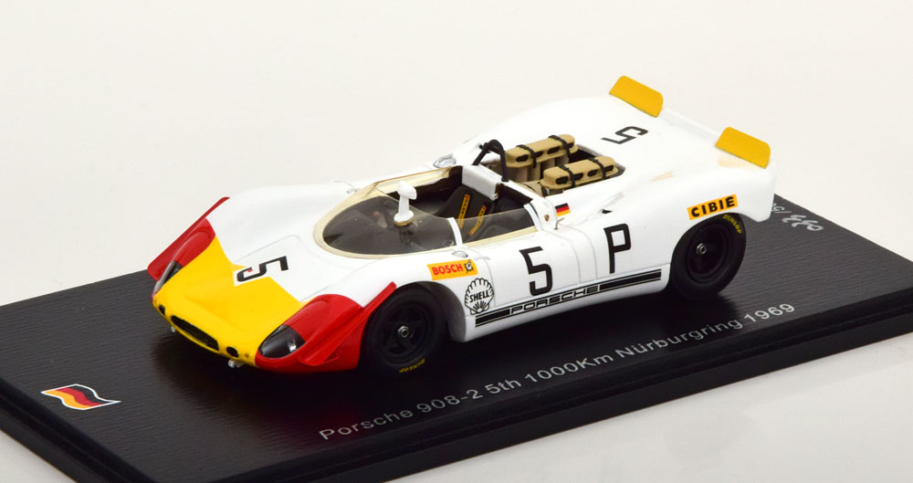 PORSCHE 908-2 NO 5 1000 KM NUERBURGRING 1969