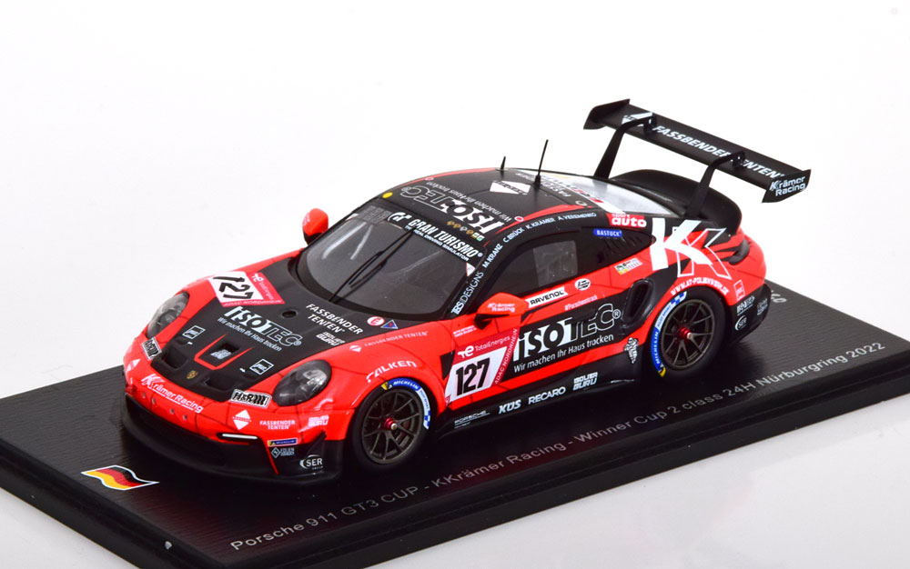PORSCHE 911 GT3 CUP WINNER CUP 2 CLASS 24H NUERBURGRING 2022