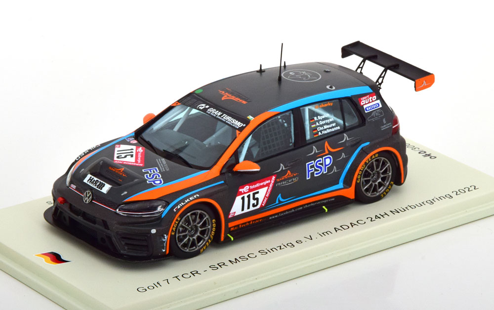 VW GOLF 7 GTI TCR NO 115 24H NUERBURGRING 2022