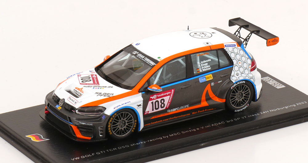 VW VOLKSWAGEN GOLF GTI TCR DSG NO 108 24H NUERBURGRING 2023