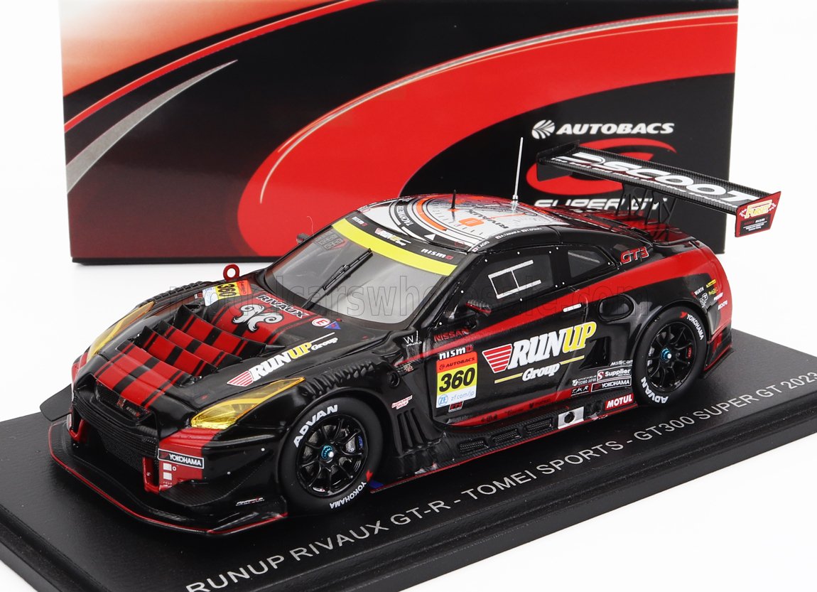 TOYOTA GT-R TEAM TOMEI SPORT N360 GT300 CLASS SUPER GT (2023) T.AOKI - A.TANAKA - T.OTAKI, GREY RED
