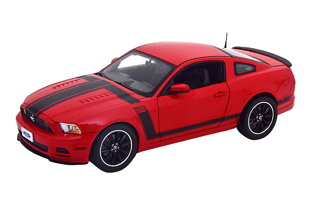 FORD MUSTANG BOSS 302 2013 RED BLACK