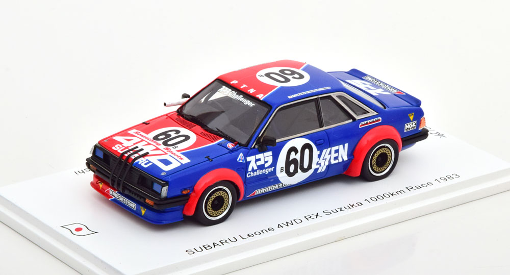 SUBARU LEONE 4WD RX NO 60 1000KM SUZUKA 1983