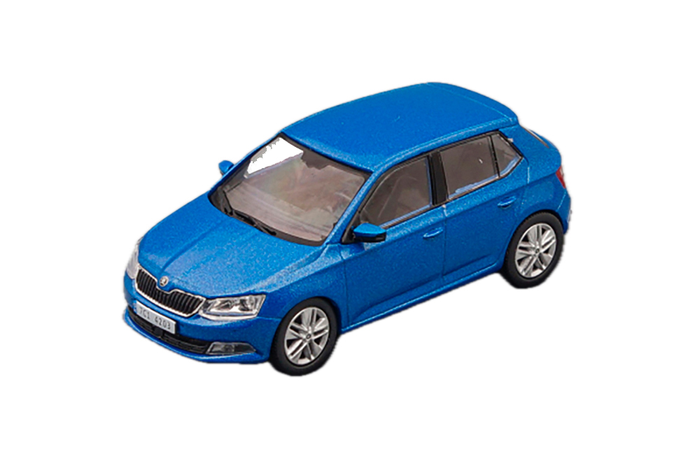 SKODA FABIA III, BLUE