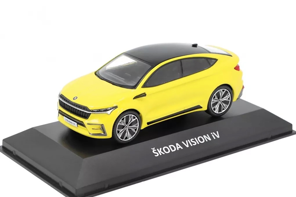 SKODA VISION IV 2020, YELLOW