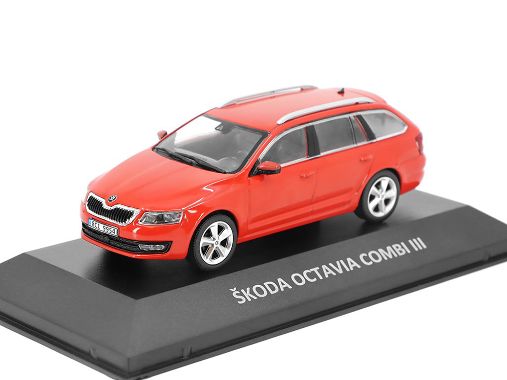 SKODA OCTAVIA COMBI III - KALEIDOSKOP SLAVNÝCH VOZŮ ČASOPIS S MODELEM #92