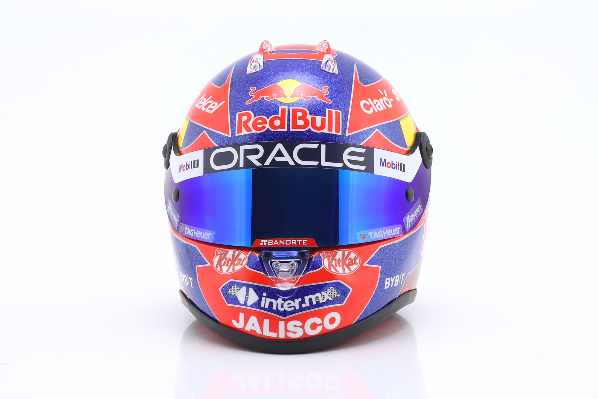 ШЛЕМ SERGIO PEREZ RED BULL RACING #11 MEXICO GP FORMULA 1 2024 / СЕРХИО ПЕРЕС РЕД БУЛЛ ГРАН-ПРИ МЕКСИКИ ФОРМУЛА-1