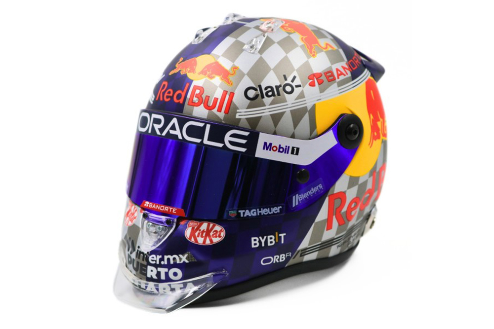 HELMET SERGIO PEREZ SILVERSTONE GP 2024 / ШЛЕМ СЕРХИО ПЕРЕСА ГРАНПРИ СИЛЬВЕРСТОУН