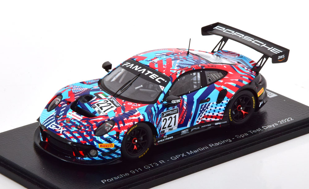 PORSCHE 911 GT3 R NO 221 SPA TEST DAYS 2022