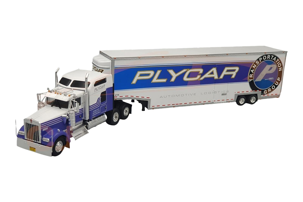 KENWORTH W900 1990 ФУРГОН PLYCAR