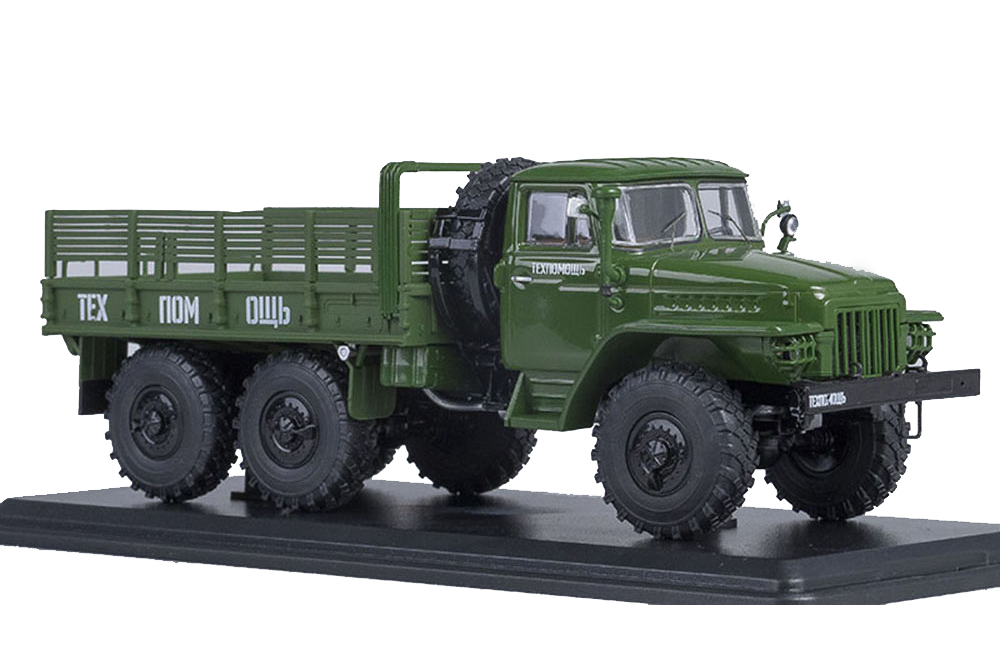 УРАЛЬСКИЙ ГРУЗОВИК-375Д БОРТОВОЙ ХАКИ