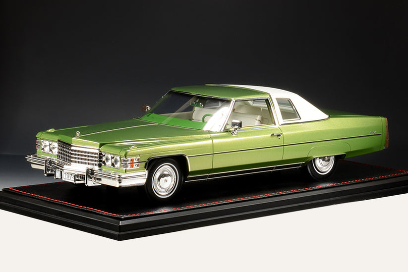 CADILLAC COUPE DEVILLE 1974 PERSIAN LIME FIREMIST